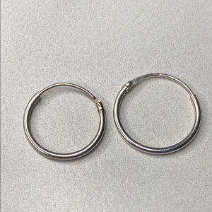 Sterling Silver‎ Hoop Earrings 925